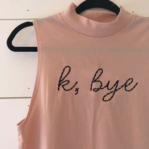 [ k, bye ] high-neck tank